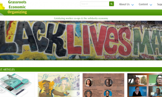 Screenshot of GEO website